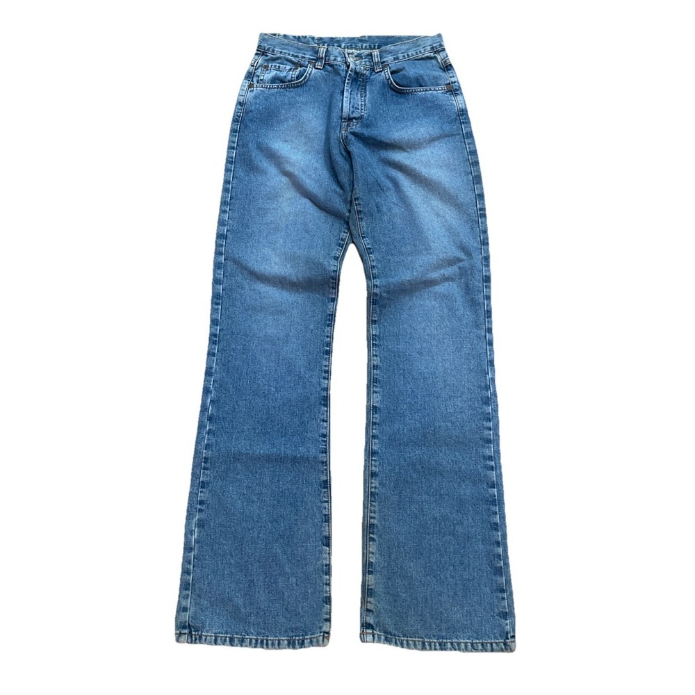 Vintage Lucky Brand Denim Low‎ Rise Easy Fit Flare Buttonfly Women's 2/26 Blue